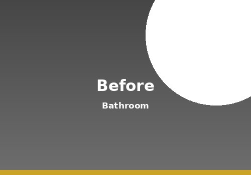 Bathroom before deep cleaning and descaling