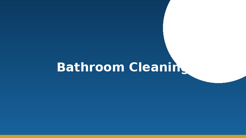 Bathroom cleaning and sanitization service in Hyderabad