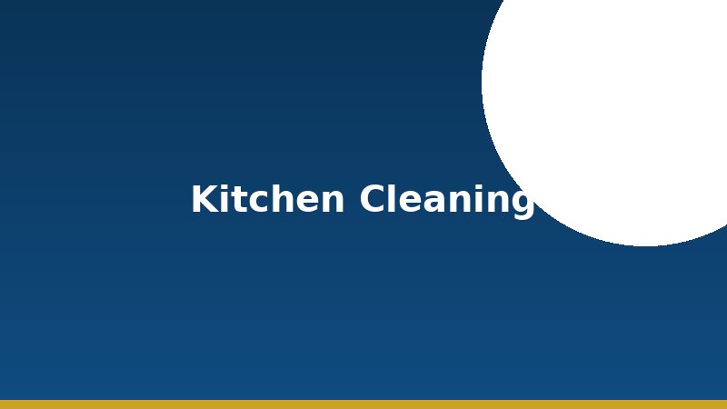 Kitchen deep cleaning service in Hyderabad
